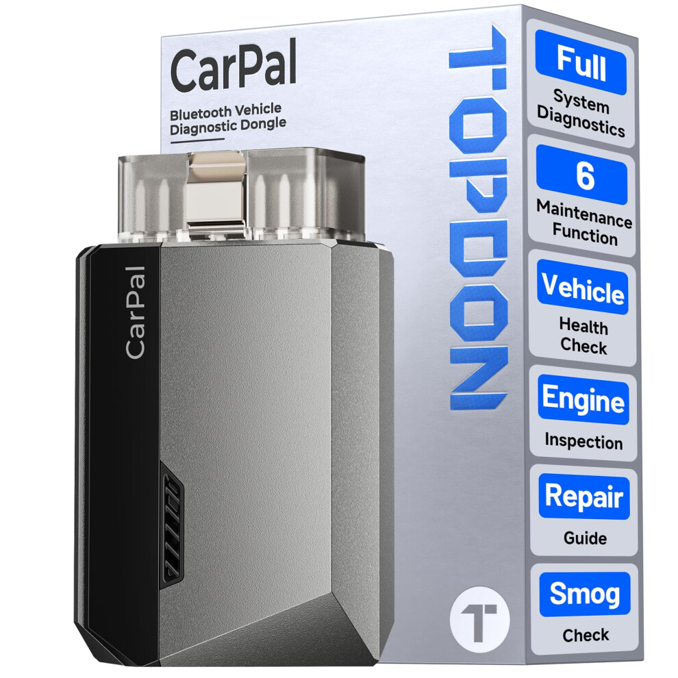 Topdon Carpal A, Obd2 Scanner, All System Diagnosis, Wireless Bluetooth Diagnost 5001093241276