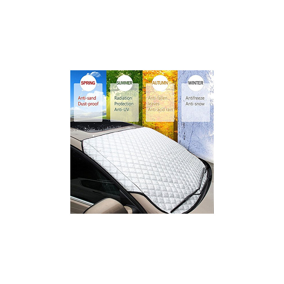 Wefine Heavy Duty Windscreen Protector - Sun, Uv, Frost, Snow, Ice, Dust, Water 5003048287926