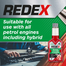 Redex Petrol System Cleaner 250ml, Petrol Injector Cleaner To Remove Harmful Dep