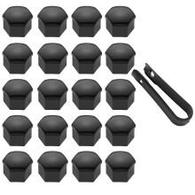 LICQIC 21 mm Wheel Nut Covers, 20 Pcs Car Wheel Nut Caps, Universal Wheel Bolt C