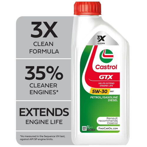 Castrol Castrol GTX 5W-30 RN17 Engine Oil 1L