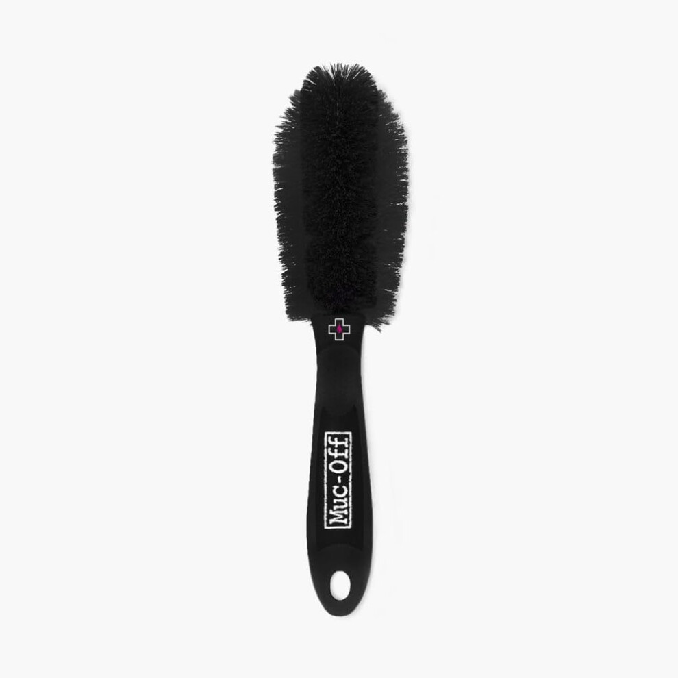 Muc-Off Wheel And Component Brush - Curved Bike Cleaning Brush For Rims, Spokes, 5006170933426