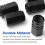 8 Pcs Aluminum Tire Valve Caps, Dustproof Stem Covers 3