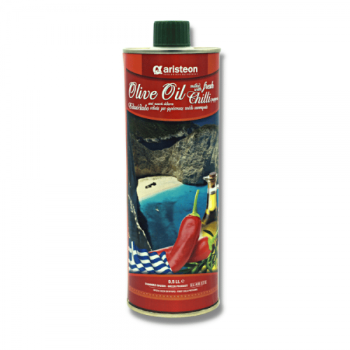 Olivenolie med chili 500 ml ARISTEON