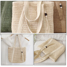 1Delicate Woven Bag En Strandhandtas Dames