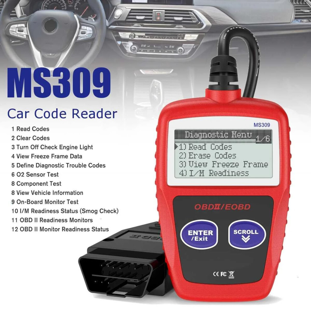 Photos - Car Service Station Equipment JDBrands Car OBD2 Code Reader | Engine Fault Code Reader | Diagnostic Scanning T