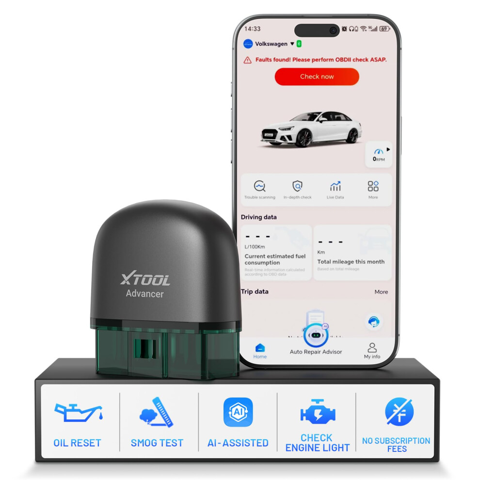 Xtool Ad20 Pro Obd2 Scanner Bluetooth, Full System Car Diagnostic Tool With Ai A 5008675703276