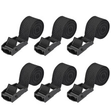 Kshineni 6 Pcs Ratchet Tie Down Straps, 1m x 25mm Heavy Duty Lashing Strap Adjus