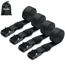Ohuhu Tie Down Straps 4 Pack, Heavy Duty Tensioning Belts, 2.5m Adjustable Lashi