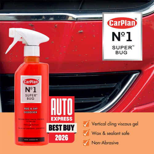 CarPlan CarPlan No.1 Super Bug Spray with Trigger 600ml Sap Insect Remover For Paintwork 2