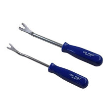 US PRO 2pc Car Door Trim Remover & Interior Trim Clip Popper 6779, Blue
