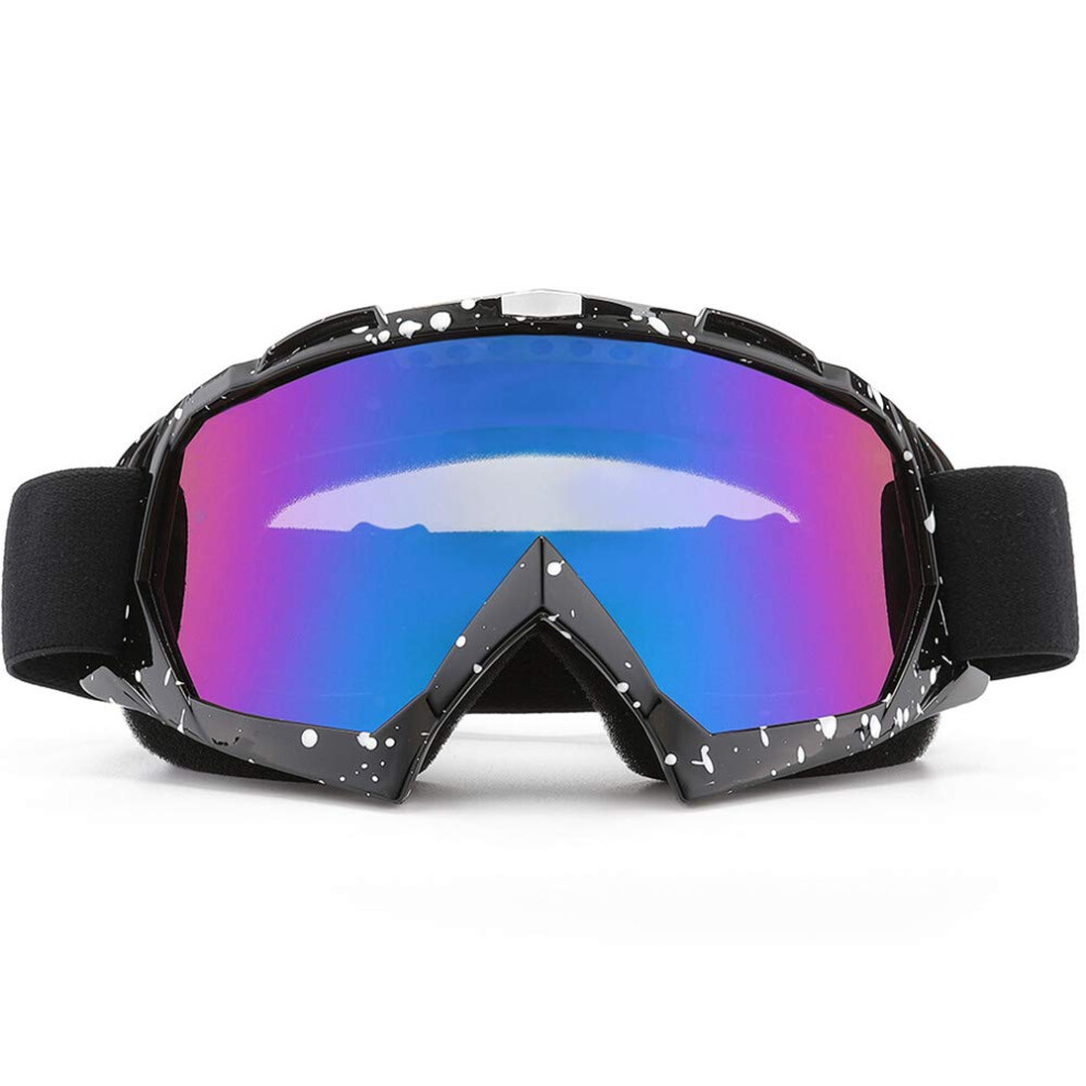 Sposune Motorcycle Goggles, Atv Dirt Bike Off Road Racing Mx Riding Goggle Anti- 5007878731482
