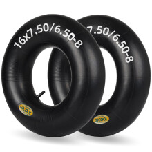 GICOOL 16x6.50-8, 16x7.50-8 Inner Tube, 2 Pack with TR-13 Valve Stem, Heavy Duty