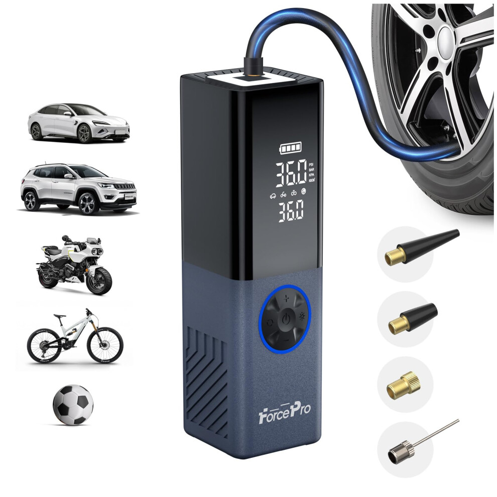 Tire Inflator Portable Air Compressor, 5X Faster Inflation 150Psi Cordless Air P 5008547832172