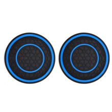 Car Cup Holder Coaster, 2.75 Inch Anti-Slip Shockproof Plastic Insulation Cup Mats Car Coasters Cup Holder Insert Universal Car Accessories Interior