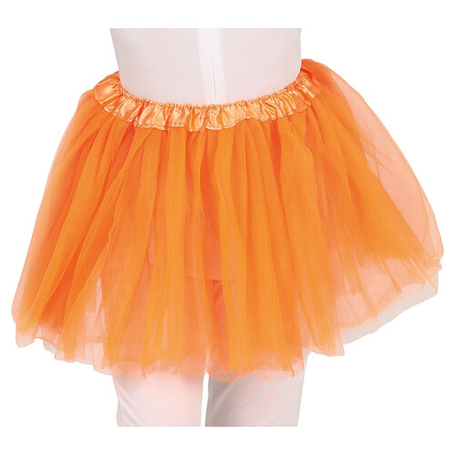 Orange tyl tutu nederdel 30 cm