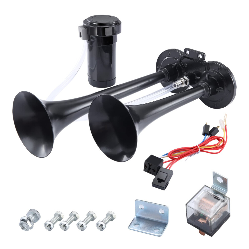 Rupse 150Db Air Horn, Car Horn For Truck Boats Car, Super Loud Train Horn, 12V A 5003157325045