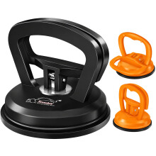 Xtremeauto Dent Puller Kit 3 Piece – Car Dent Removal Kit with 1 Large & 2 Small Suction Cup Dent Pullers for Cars, Glass, Tiles, Screens & Smooth S