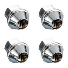 4pcs Alloy Wheel Nuts, M12 X 1.5 Taper 19mm Hex,Compatible with Ford Alloy Wheel