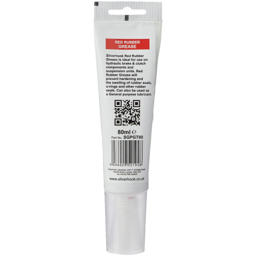 Silverhook SGPGT80, Red Rubber Grease Tube 1