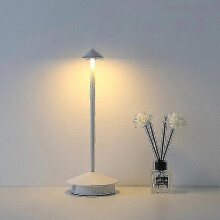 (white) Rechargeable Table Lamp Creative Dining Touch Led Hotel Bar Coffee Pro Table Lamp Lampada Da Tavolo Decorative Desk Lamp W8f