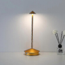 (gold) Rechargeable Table Lamp Creative Dining Touch Led Hotel Bar Coffee Pro Table Lamp Lampada Da Tavolo Decorative Desk Lamp W8f