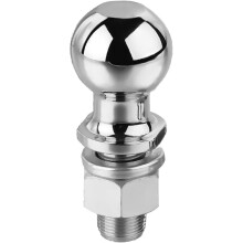 2'' Trailer Hitch Ball 50mm Ball Head Bolt Drawbar Straight Towing Car Tow Bar R