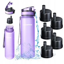 Aquaphor City Lavender 0,5L vandfilterflaske til en gåtur, tur eller rejse