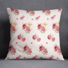 Pudebetræk 40x40 blomster rose