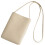 Beige PU Crossbody Mini Telefoonportemonnee Dames 1