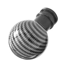 1Manual En Automatische Zwarte Koolstofvezel Gear Shift Knob