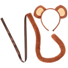 1Set Realistische Apenoren En Set Voor Animale Cosplay Events