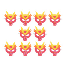 10St Masker Eva Cosplay En Carnavalsmasker Voor Kinderen