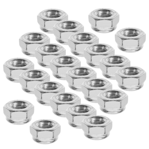 100St Roestvrij Hex Borgmoeren Met Nylon