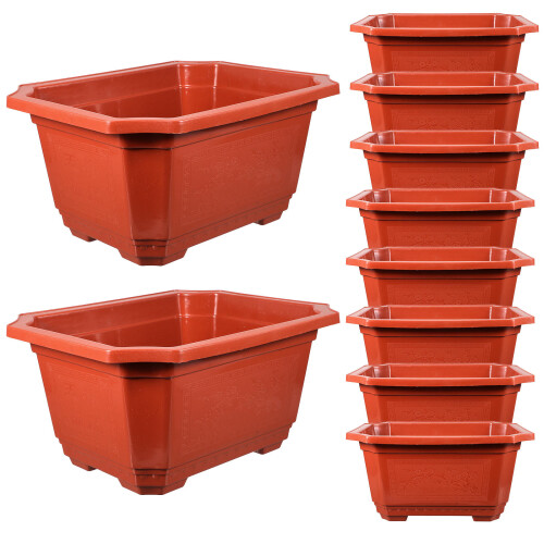 10St Plastic Rechthoekig Voor En Huis