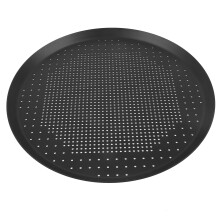 1X Stevige Metalen Pizza Dienblad Ronde Perforaties Voor Thuisbakker