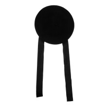 1Kids Beret Zwart Wollen Casual Hoed Decoratieve