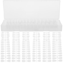 300St Waterbestendige Valse Nagels ABS Transparant Vol Cover
