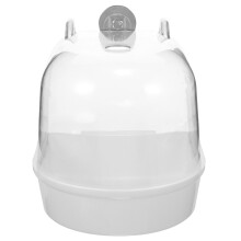 1Kleine Bird Showering Cube Wit, Makkelijk Te Bevestigen in Vogelkooi