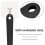 1Zwart Silicone Wok Spatel, Rubuust En -Klevend 4