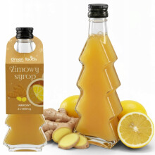 Vinter Ingefær Sirup Med Citron 200 ml Naturlig Flaske Juletræ Til Te