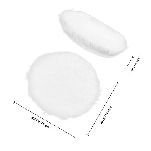 1Buffing En Polijstpad Set Wit Voor Auto En 1