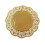 Dekorative servietter 36 cm GULD 1 stk. 1