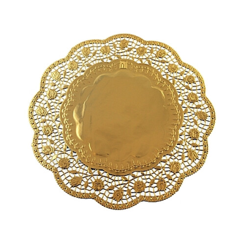 Dekorative servietter 36 cm GULD 1 stk.