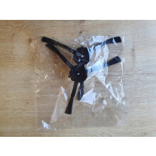 2 sidebørster til RoboRock s50 / s6 / s8 / s8 Ultra / Mop 2 Pro - Sort