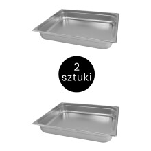 GN-astia Mega-M 2/1 650x530x100 (2 kpl:n sarja) N