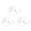 3X 12V / 24V 6A LED Dimmer Controller Adjust Brightness for Easy Color Clear, White 1