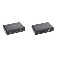 2X Adaptador de Audio ARC de 192 KHz Extractor de Audio Convertidor de Audio Digital una Analógico DAC SPDIF Salida de Conector Coaxial RCA de