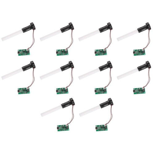 Air Humidifier Mist Maker USB Atomizer Transducer Atomization Piece DIY Accessories and PCB Drive Module(10PCS)