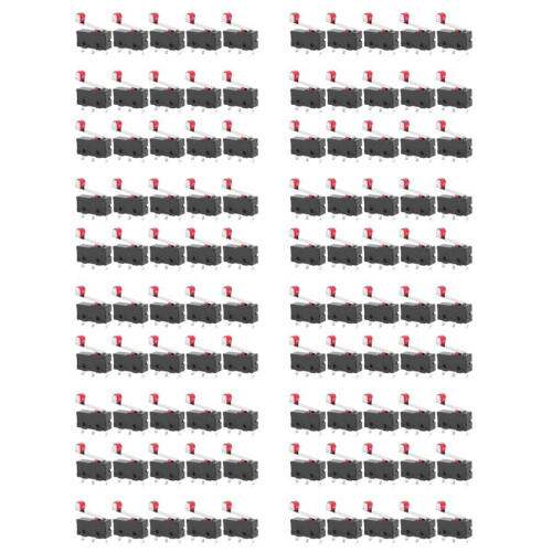 100 Pcs  Micro-Limit  Roller Lever Arm SPDT Snap Action LOT